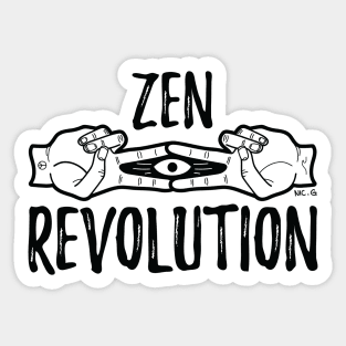 Zen Revolution - White Sticker